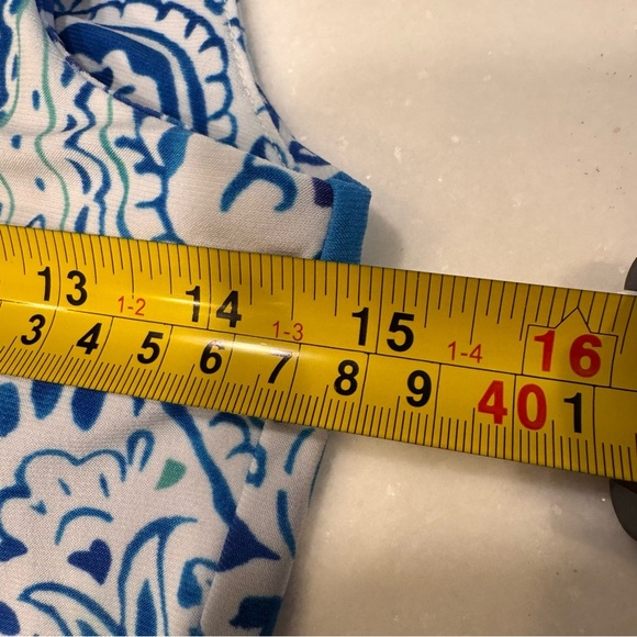 Lauren Ralph Lauren Women’s Blue & White Paisley Dress Sz P/P  Sleeveless. - Picture 5 of 11